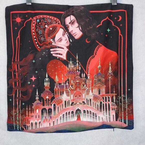Illumicrate Pillowcase Like a Winter Night Deathless Cushion Cover Zip Up 17.5" - Picture 1 of 8